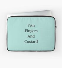 Fish Fingers And Custard Laptop Sleeve