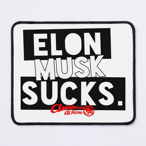 Item preview, Elon Musk Sucks- Anti-fascist action Antifa designed and sold by DonDoodle.