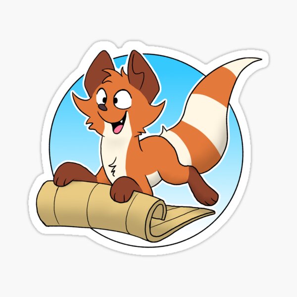 Trapzoid Sledding Sticker