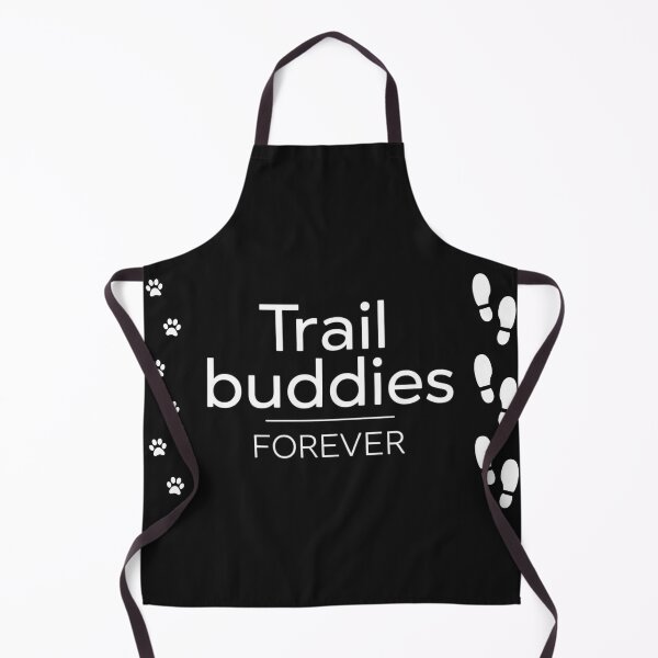 Item preview, Trail Buddies Forever – Hiking with Dog Quote designed and sold by Arthaven10 ⭐⭐⭐⭐⭐.