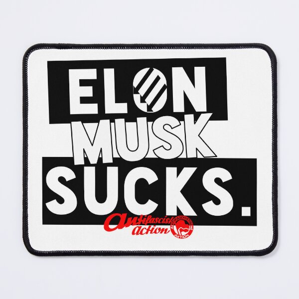 Item preview, Elon Musk Sucks- Anti-fascist action designed and sold by DonDoodle.