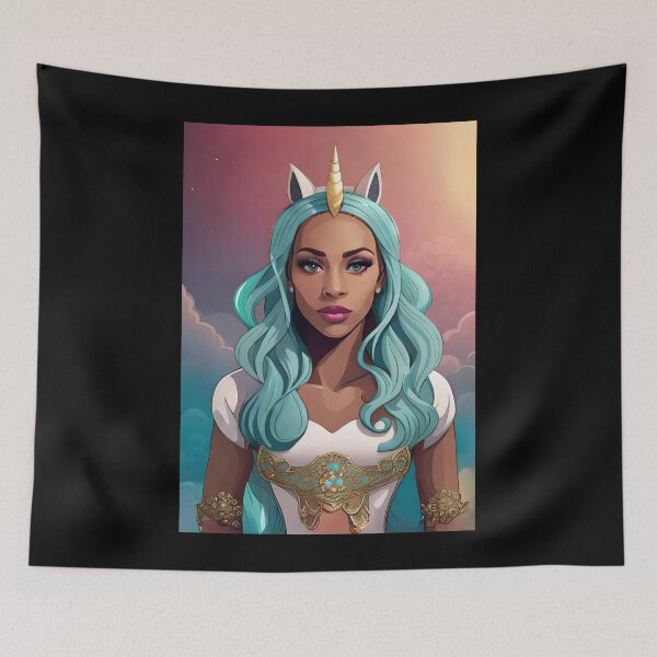 Item preview, Glam Woman Unicorn Fashion Empowerment Girl Power Inspirations designed and sold by Melan Designs.