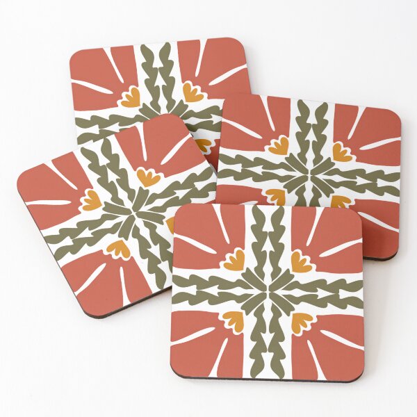 Item preview, Floral Boho Groovy bloom inspired by Matisse pattern design designed and sold by Clara Fruggeri.