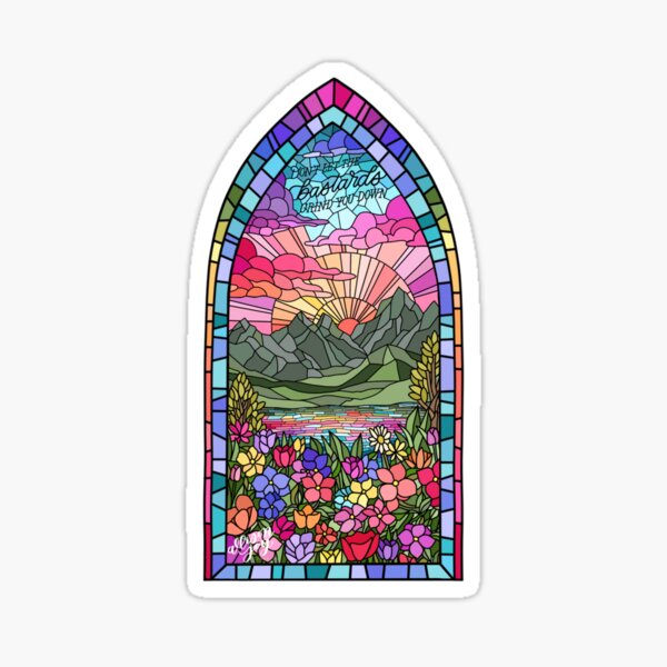 Vista previa del artículo con la obra «No dejes que los bastardos te depriman», diseñado y vendido por allisonjoycreative.