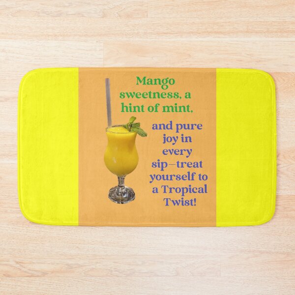 Item preview, Mango sweetness, a hint of mint, and pure joy in every sip—treat yourself to a Tropical Twist! designed and sold by Sibyl-Arts.
