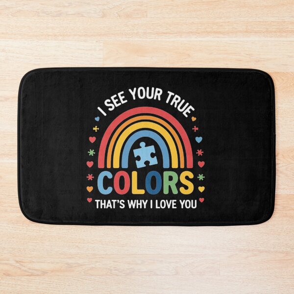 Item preview, Autism Awareness Rainbow - I See Your True Colors designed and sold by love3617.