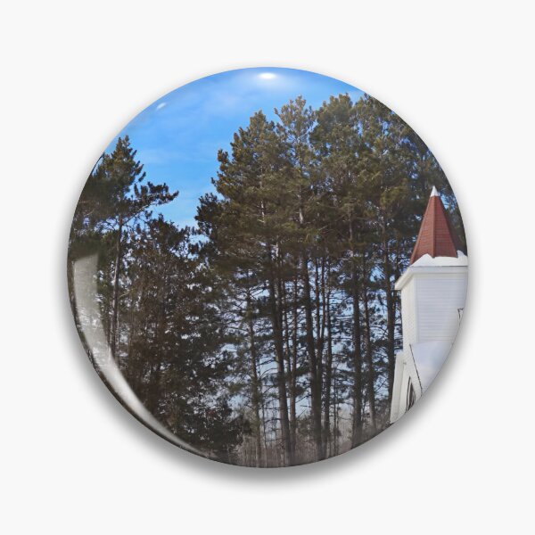 Item preview, Grove of Pine Trees and Tiny Church designed and sold by passion4photos.