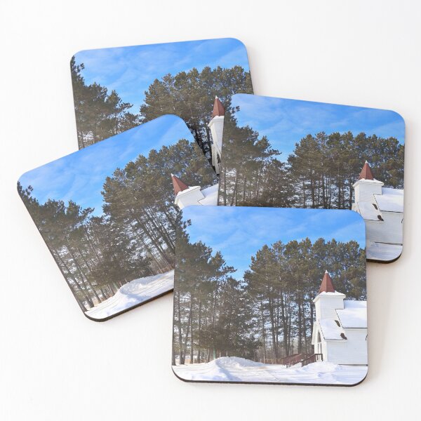 Item preview, Grove of Pine Trees and Tiny Church designed and sold by passion4photos.