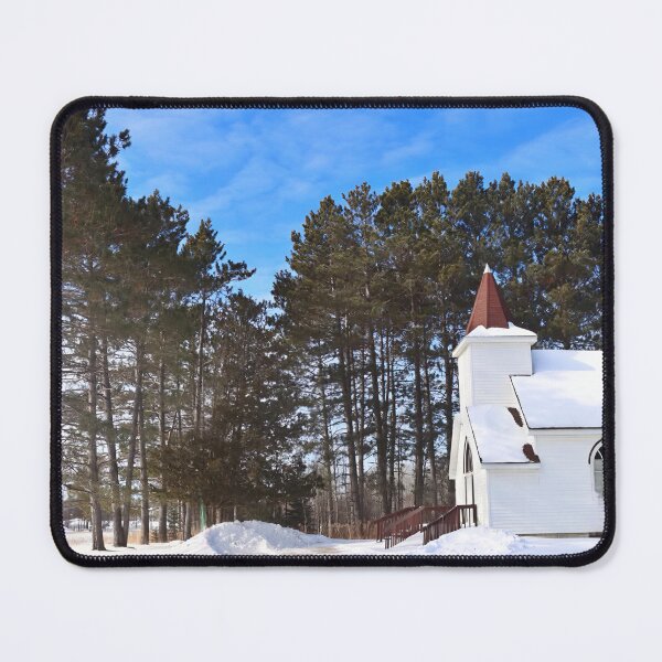 Item preview, Grove of Pine Trees and Tiny Church designed and sold by passion4photos.