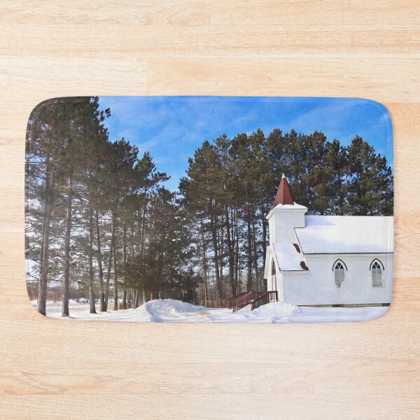Item preview, Grove of Pine Trees and Tiny Church designed and sold by passion4photos.