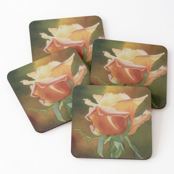 Item preview, One Perfect Watercolour Rose designed and sold by Raven Studio.