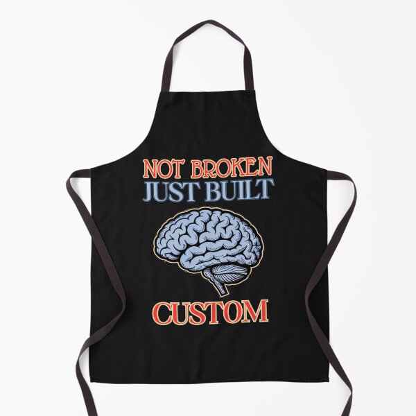 Item preview, Not Broken Just Built Custom: Unique Brain Design For Neurodivergent Pride And Awareness designed and sold by elynne9.