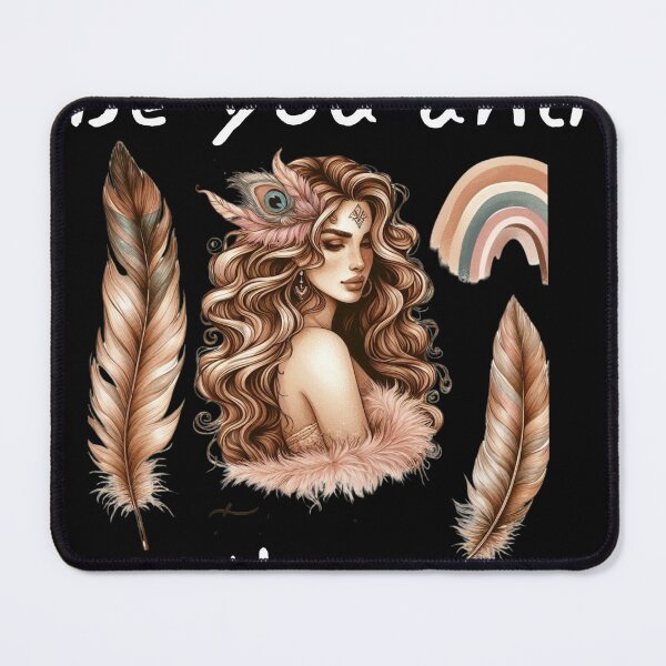 Item preview, Female empowerment in digital art: beauty, freedom, and authenticity in a boho-chic style designed and sold by JenniferCreaArte .