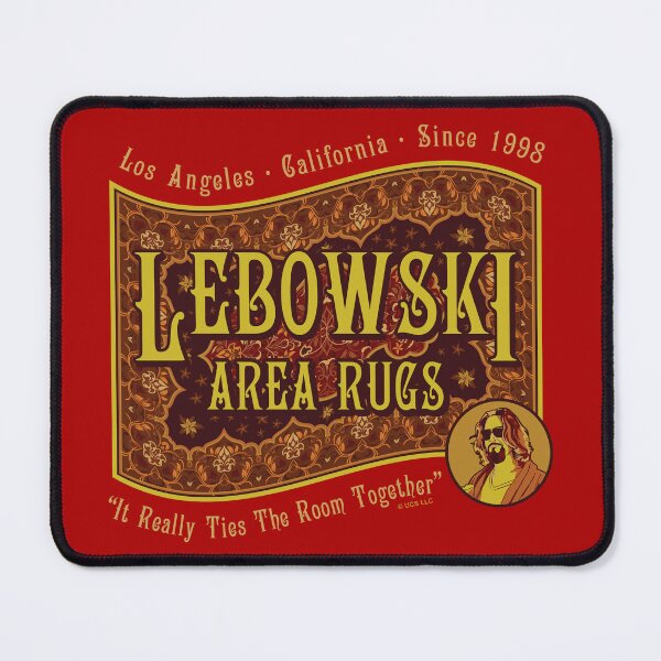 Item preview, Lebowski Area Rug Dks (Universal © UCS LLC) designed and sold by Alema Art.