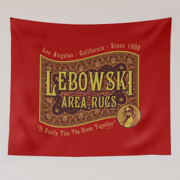 Item preview, Lebowski Area Rug Dks (Universal © UCS LLC) designed and sold by Alema Art.