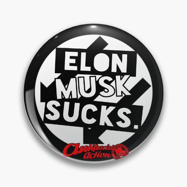 Item preview, Elon Musk Sucks  Iron Front antifascist designed and sold by DonDoodle.