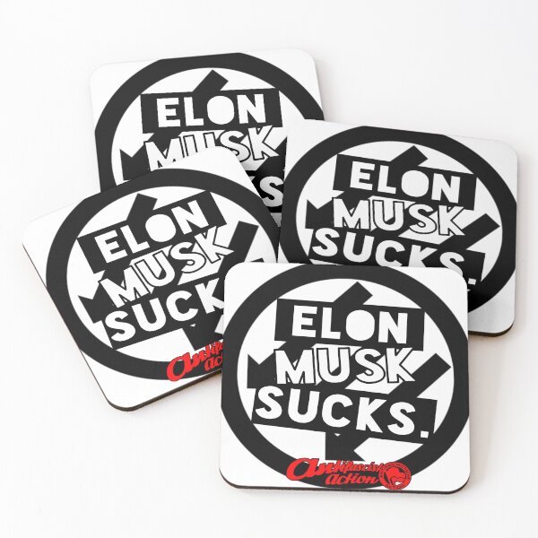 Item preview, Elon Musk Sucks  Iron Front antifascist designed and sold by DonDoodle.
