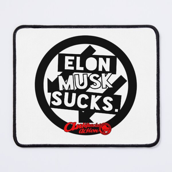 Item preview, Elon Musk Sucks Iron Front antifascist designed and sold by DonDoodle.
