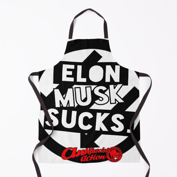 Item preview, Elon Musk Sucks Iron Front antifascist designed and sold by DonDoodle.