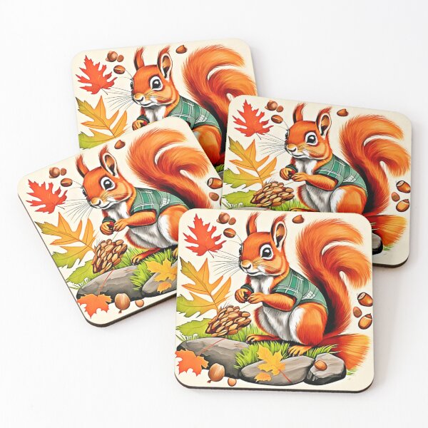 Item preview, Woodland Squirrel View Design designed and sold by Health And Fitness Posts e-Store.