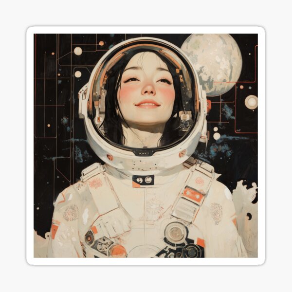 Item preview, female astronaut designed and sold by R4wdrigo.