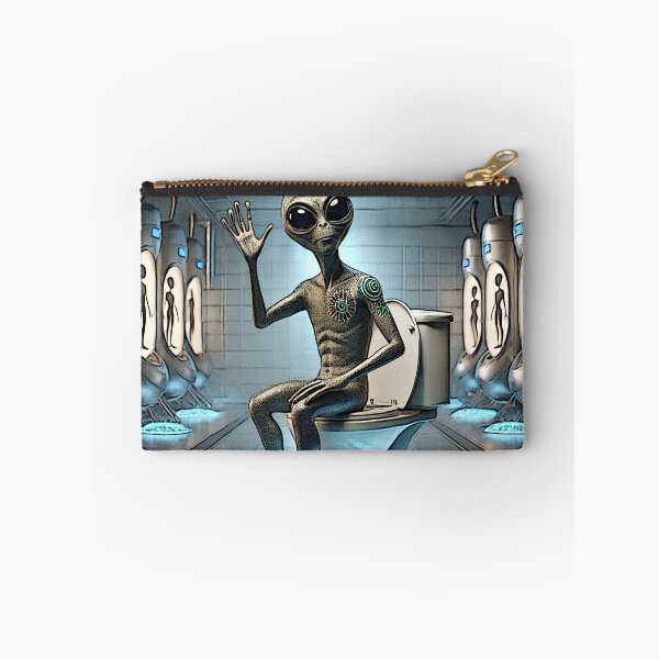 Item preview, sitting alien hello 2025 tileartwork designed and sold by tileartwork.