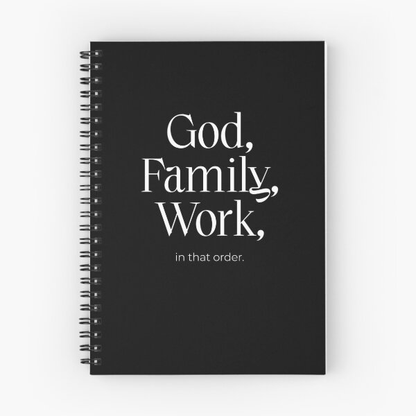 Item preview, God, Family, Work, in that order Meaningful Life Priorities designed and sold by smartrocket.