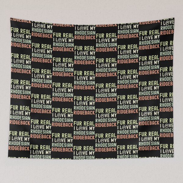 Item preview, Fur Real I Love My Rhodesian Ridgeback designed and sold by TheAnimalZ00.