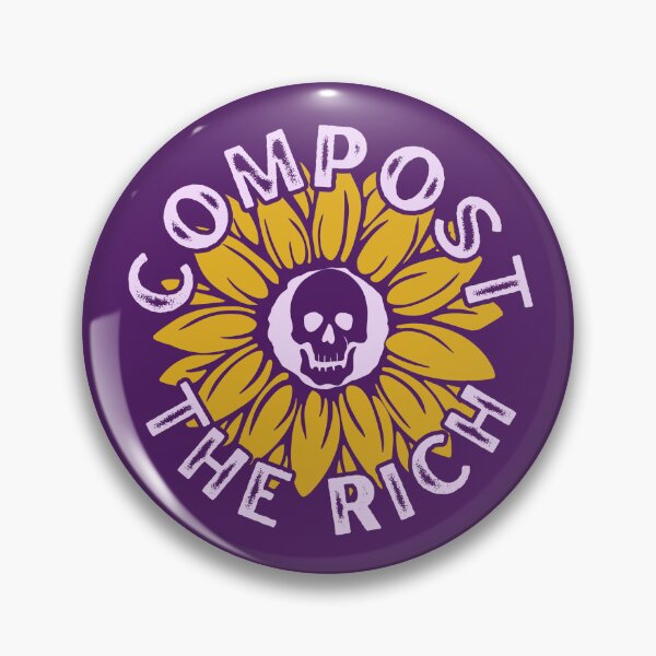 Item preview, Composta a los ricos - Calavera y Girasol designed and sold by Professor Pillbug's Progressive Parlor.