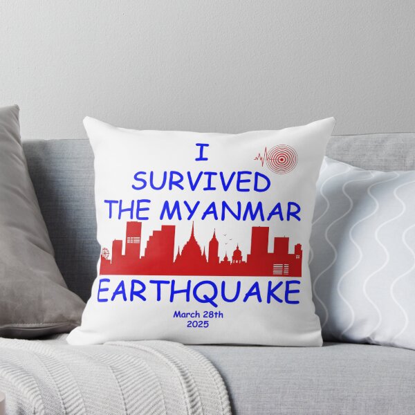 Item preview, I Survived The Myanmar Earthquake March 28th 2025 designed and sold by ZepGiftShop.