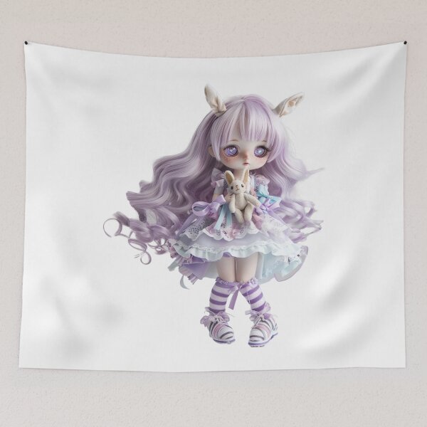 Item preview, Lilac Rabbit Doll – Bunny Dream Doll designed and sold by lylange.