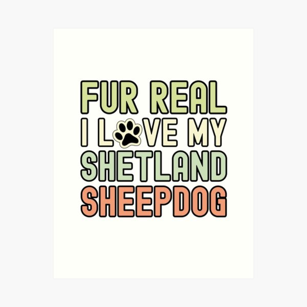 Item preview, Fur Real I Love My Shetland Sheepdog designed and sold by TheAnimalZ00.