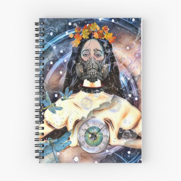 Item preview, psychedelic portrait post-apocalyptic woman designed and sold by Cyberomiz.