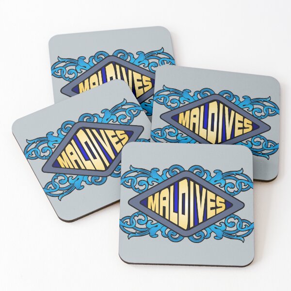 Item preview, Maldives emblem retro sign designed and sold by studioss76.