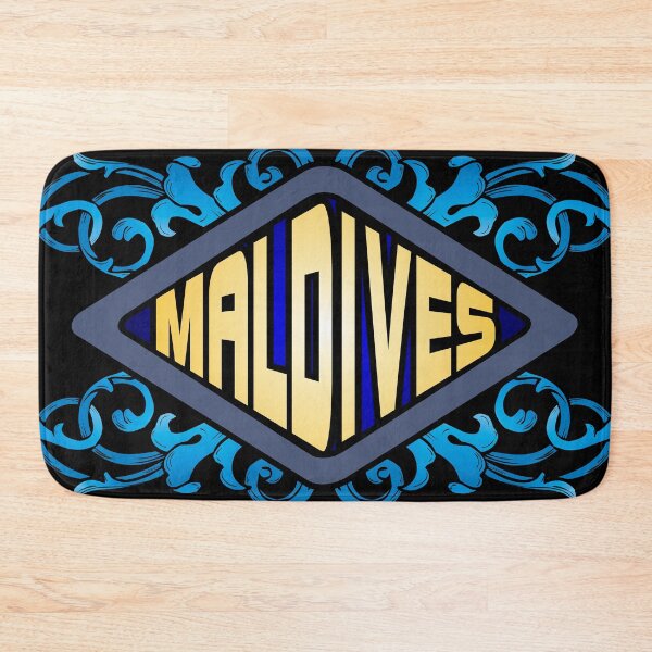 Item preview, Maldives emblem retro sign designed and sold by studioss76.