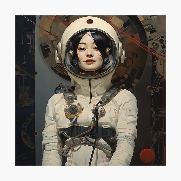 Item preview, Female astronaut designed and sold by R4wdrigo.