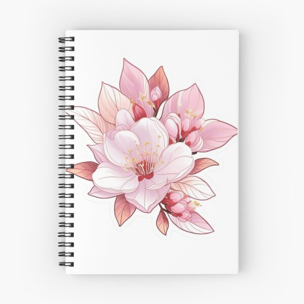 Item preview, "Plum Blossom Anime Flower Sticker – Aesthetic Floral Vinyl Decal" designed and sold by STmez Design.