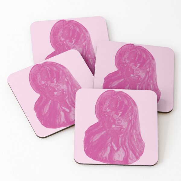Item preview, Afrofuturist Pink Girl Glitch- Digital Art Print designed and sold by kissmyrebelle.