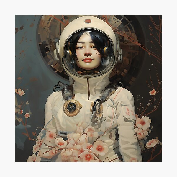 Item preview, Female astronaut designed and sold by R4wdrigo.