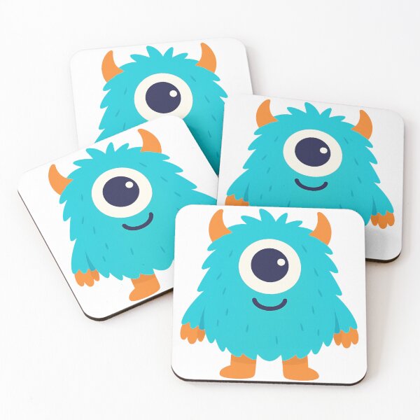 Item preview, One of a Kind” – Cute Blue Cyclops Monster designed and sold by EmersionPrints.