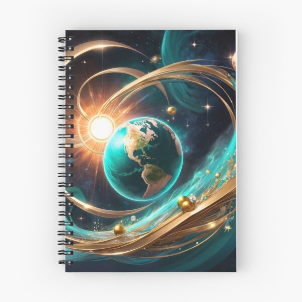 Item preview, Teal Earth And Solar Winds With Twisted Metal Reaching The Sun designed and sold by Melantari Vizuns.