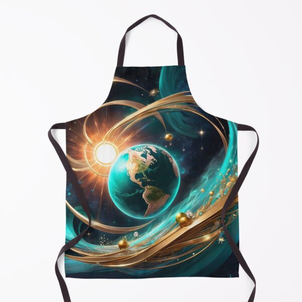 Item preview, Teal Earth And Solar Winds With Twisted Metal Reaching The Sun designed and sold by Melantari Vizuns.