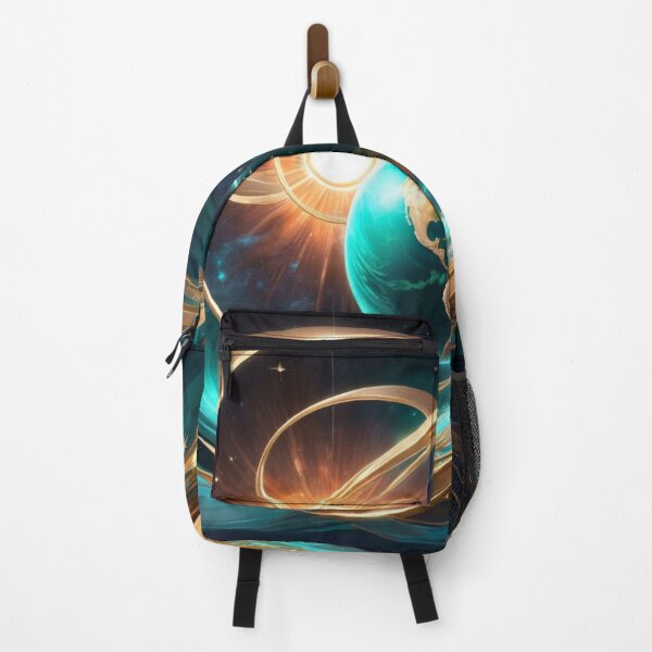 Item preview, Teal Earth And Solar Winds With Twisted Metal Reaching The Sun designed and sold by Melantari Vizuns.