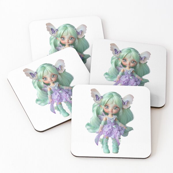 Item preview, Butterfly Fairy Doll – Fairycore Kawaii Doll designed and sold by lylange.