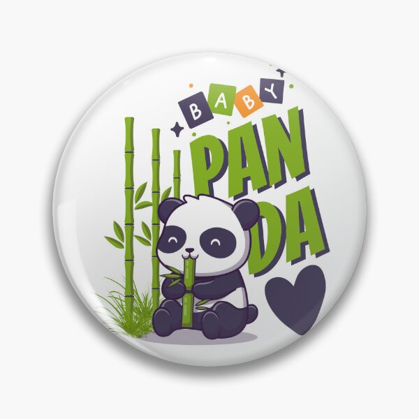 Item preview, Cute Baby Panda Enjoying Bamboo Snack designed and sold by MALIKABO.