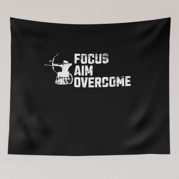 Item preview, Para archery wheelchair support aim focus men women Retro Vintage designed and sold by Jeangel97.