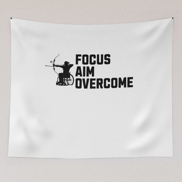 Item preview, Para archery wheelchair support aim focus men women designed and sold by Jeangel97.