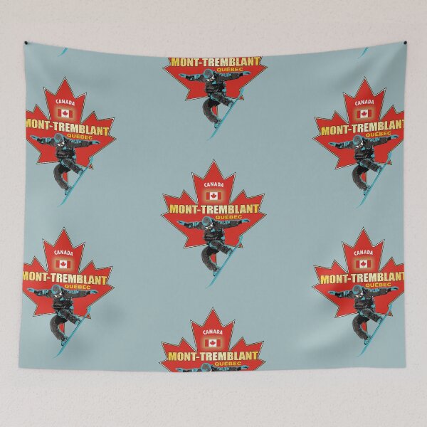 Item preview, Mont-Tremblant snowboarding flag designed and sold by studioss76.