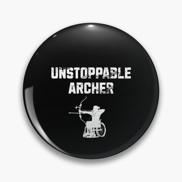 Item preview, Para archery wheelchair support unstoppable men women Retro Vintage designed and sold by Jeangel97.