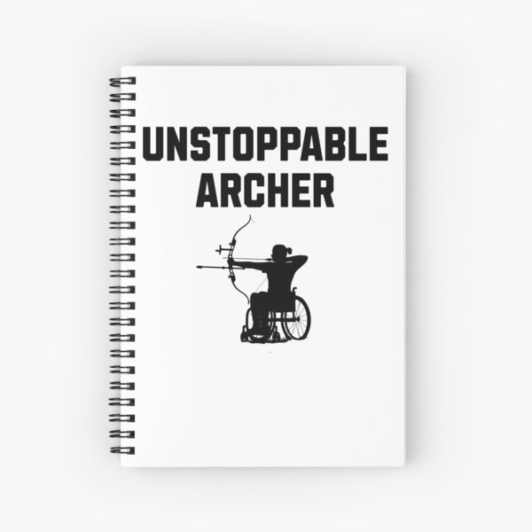 Item preview, Para archery wheelchair support unstoppable men women designed and sold by Jeangel97.